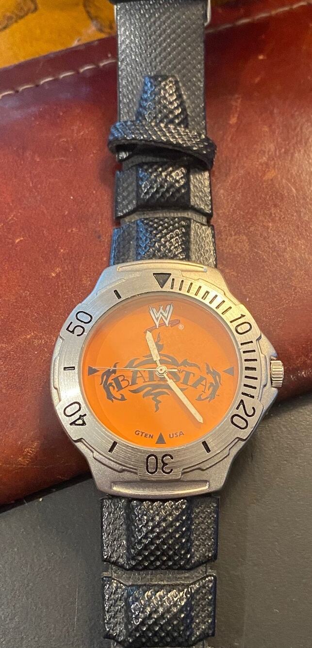 Black Orange WWE Batista Men's Watch - Game Time